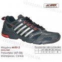 Спортивная обувь кроссовки 47-50 сетка Veer - 6653-2 темно-синие, красные